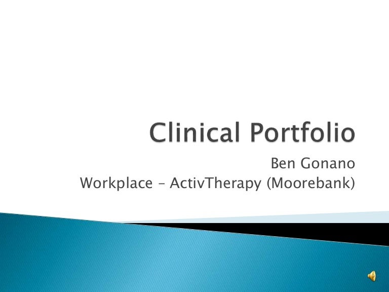Clinical portfolio