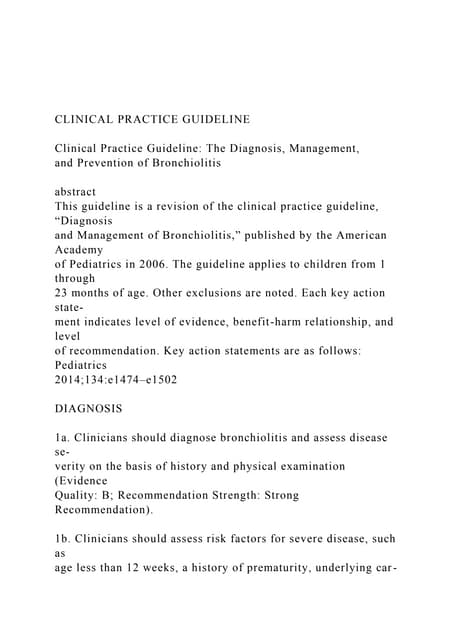 Clinical Practice Guidelineclinical Practice Guideline Th Docx Clinical Practice Guidelineclinical Practice Guideline Th Docx