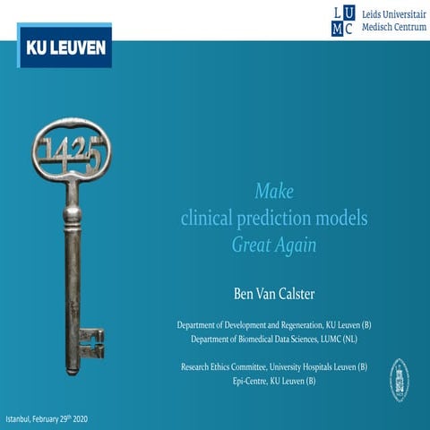 Make clinical prediction models great again | PDF