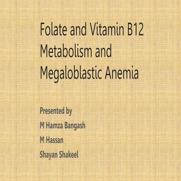 Clinical Presentation Of Megaloblastic Anemia.pptx