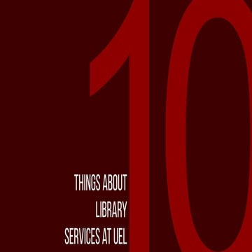 Induction Presentation - Postgraduates