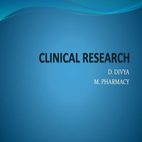 Clinical research