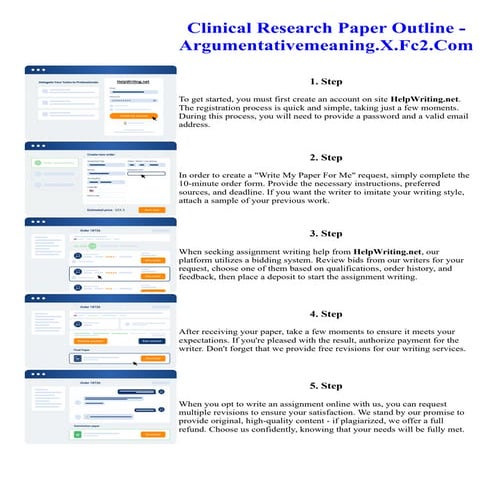 Clinical Research Paper Outline - Argumentativemeaning.X.Fc2.Com