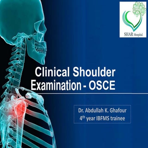 Clinical shoulder examination-osce