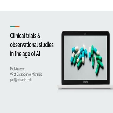Clinical studies & observational trials in the age of AI