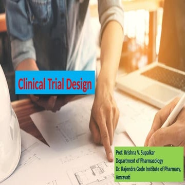 Clinical trial design (randomized, blinded &crossover)