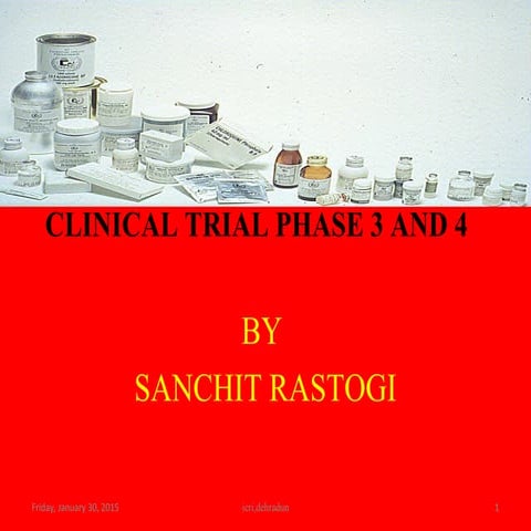 Clinical Trial Phase 3 And 4
