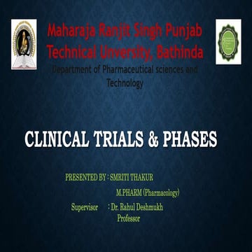 Clinical Trial Phases Pptx