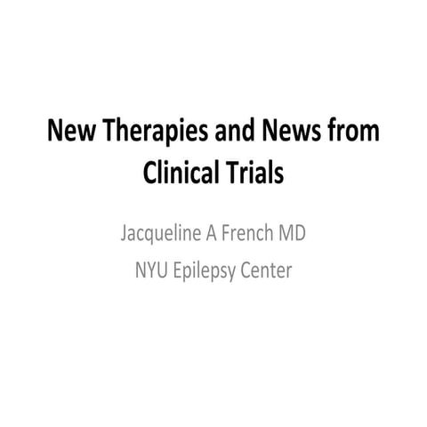 Clinical trials faces 2010