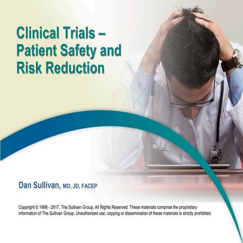 Clinical Trials: Patient Safety & Risk Reduction | PDF