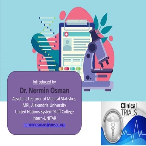 Clinical trial study design