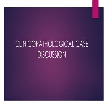 CLINICOPATHOLOGICAL CASE DISCUSSION - pancytopenia.pptx