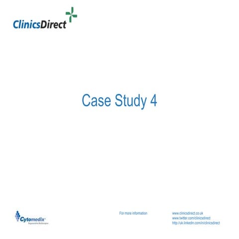 Clinics Direct Case 4 | PPTX