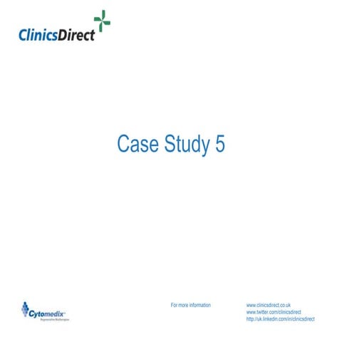 Clinics Direct Case 5 | PPTX