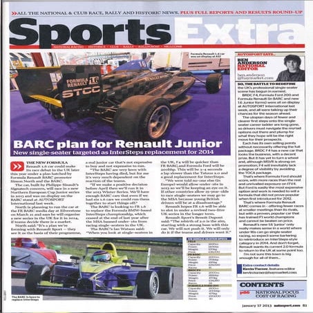 Autosport Article