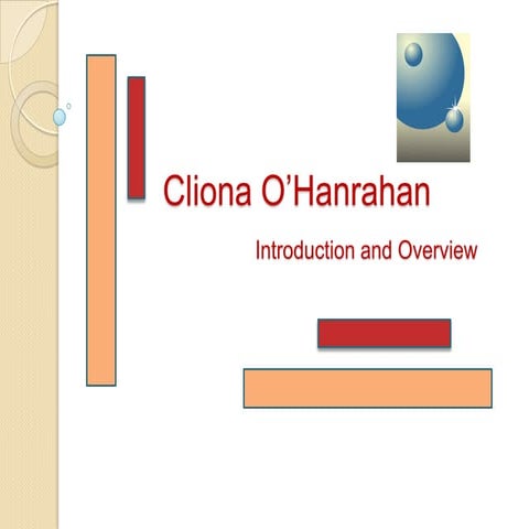 Cliona O Hanrahan Introduction 2011