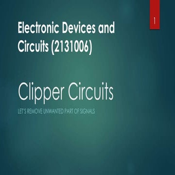 Clipper circuits