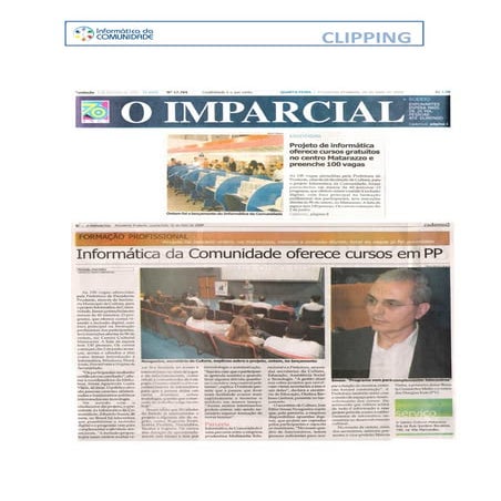 [Prêmio Imre Simon 2014] Multimídia Educacional - Clipping