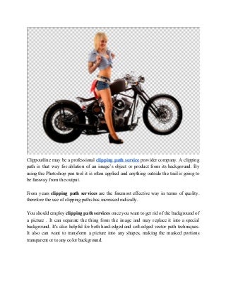 Clipping path services