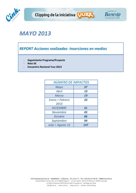 Clipping yuzz mayo 2013