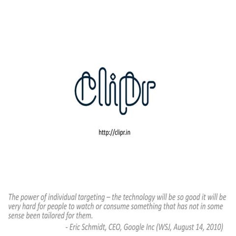 Clipr Introduction | PPT