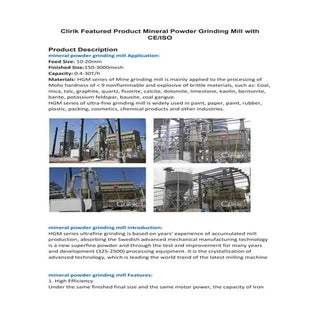 Clirik featured product mineral pow...