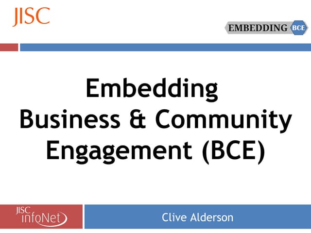 Embedding Business & Community Enga...