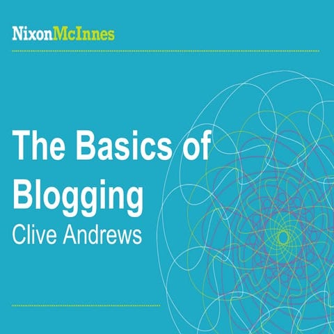 Clive Andrews at WP-Brighton 2011 - The Basics of Blogging