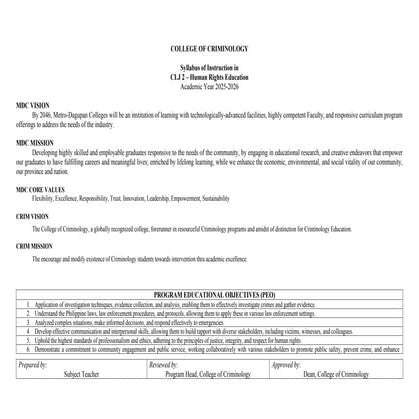 CLJ 2 - Human Rights Education - SDG-Aligned-OBE-Syllabus.docx