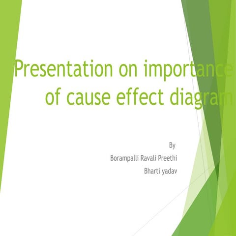 Cause and effect | PPT