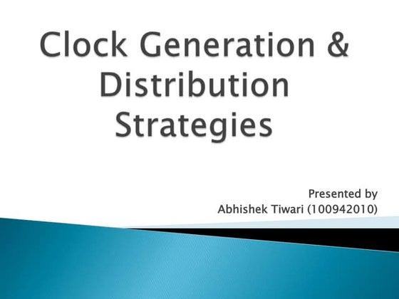 Synchronous and asynchronous clock | PPT