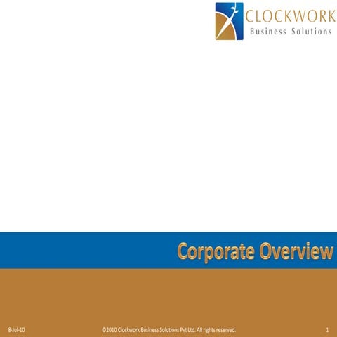 Clockwork Sapb1 Overview