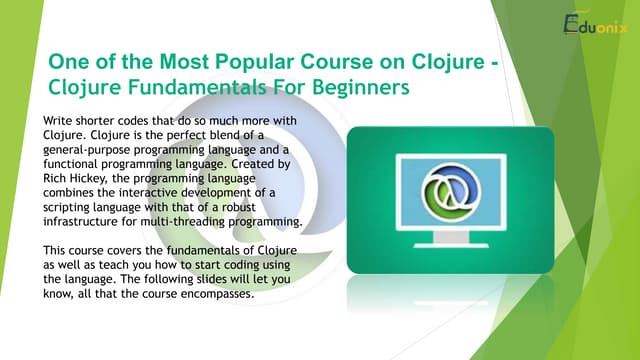 Clojure Fundamentals Course For Beginners 