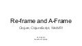 Re-frame and A-Frame