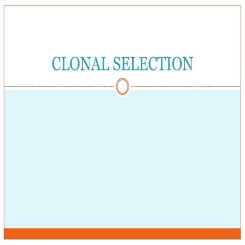 Clonal selection