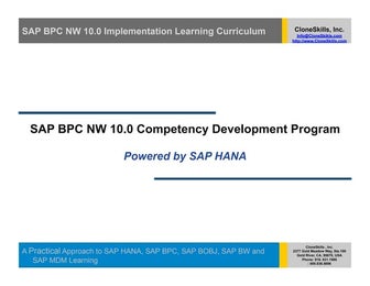 New Batch Starting Soon! SAP BPC NW 10.0 Implementation Learning Powered by S...