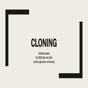 bioethics human cloning pros and cons ppt | PPTX