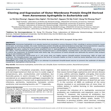 Bioengineering bacterial outer membrane vesicles as vaccine platform | PPTX