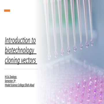 cloning vectors, typs and functions, mechanism