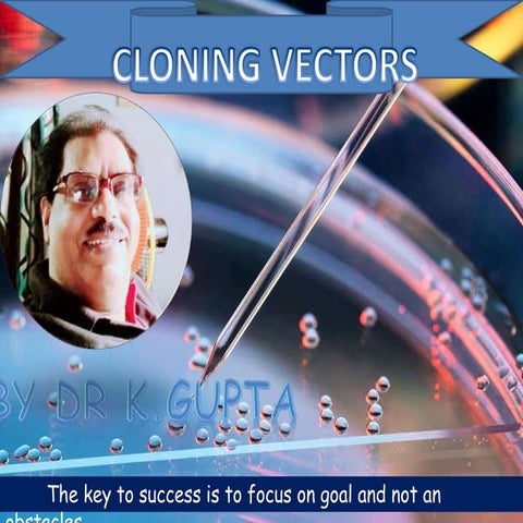 Cloning vector series 1