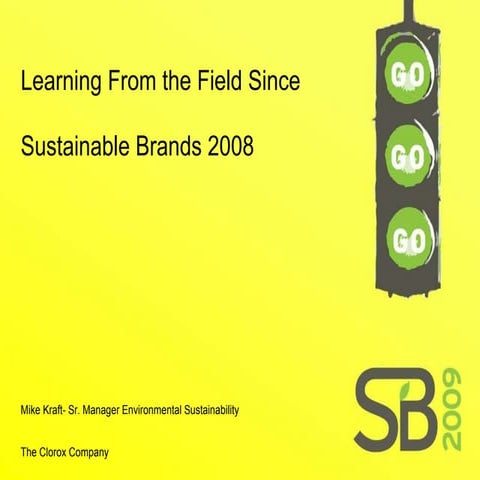 Brita, Burt's Bees, and Greenworks - Leveraging Sustainability at Clorox