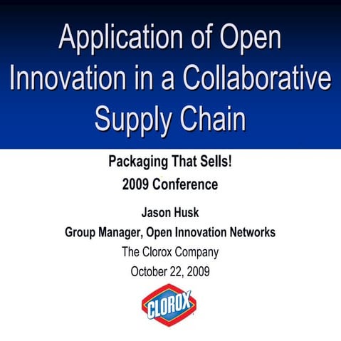 Clorox Open Innovation