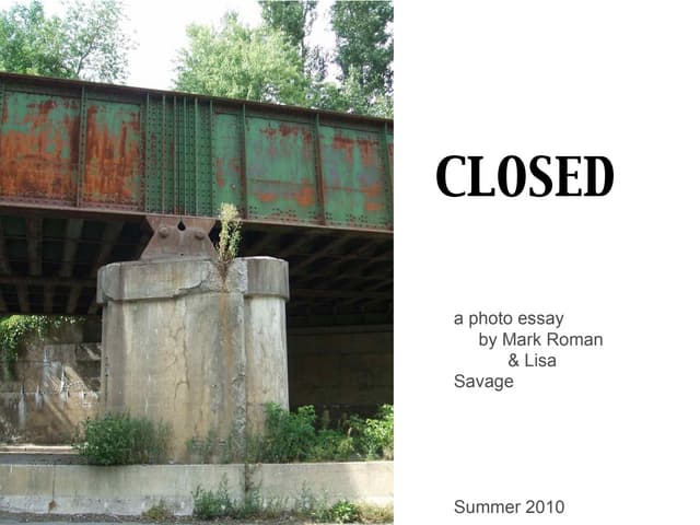 CLOSED a photo essay