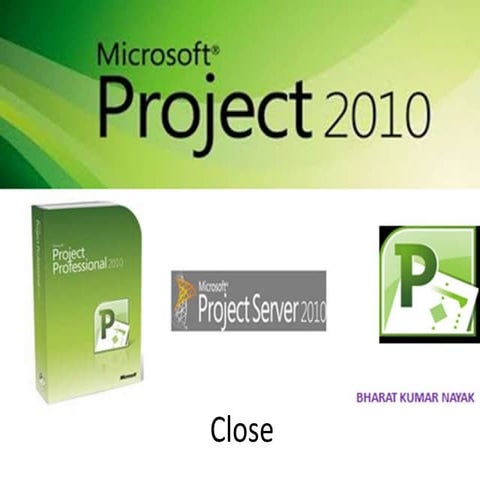 Close microsoft project 2010