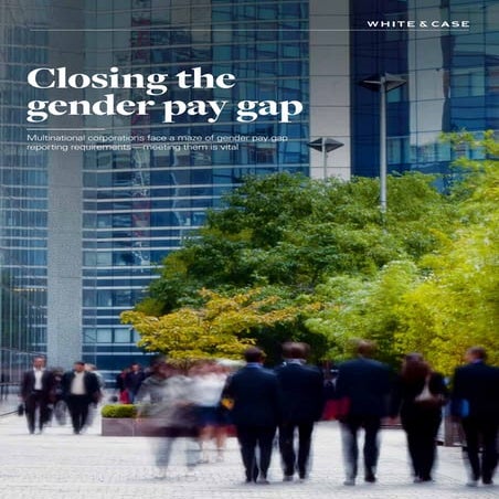 Closing the gender pay gap