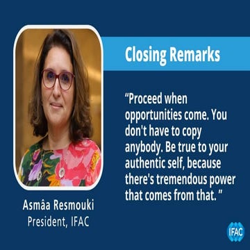 Closing Remarks International Women's Day 2024