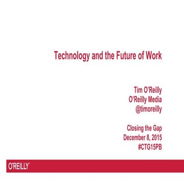 Technology and the Future of Work