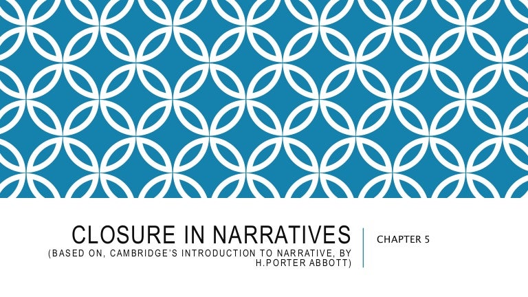 Closure In Narratives Narratology