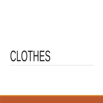 Clothes