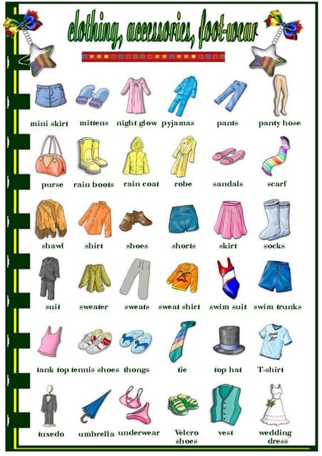 Clothes dictionary1 | DOC